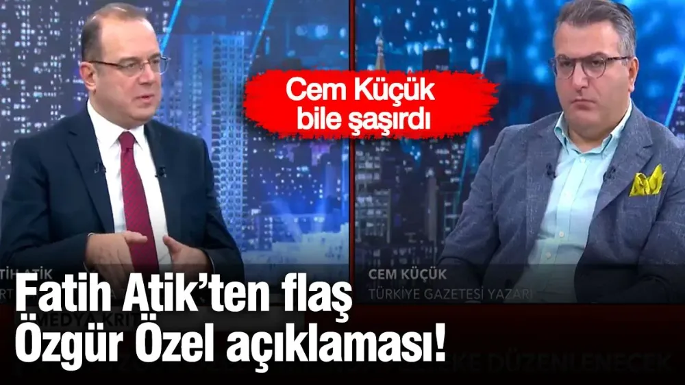 Gündeme bomba gibi düşen Özgür Özel açıklaması