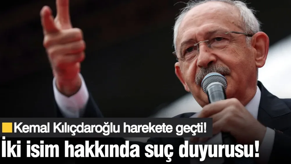 İki isim hakkında suç duyurusu...