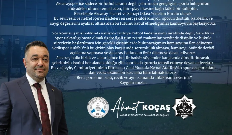 Aksaray’a Hakarete Büyük Tepki! 