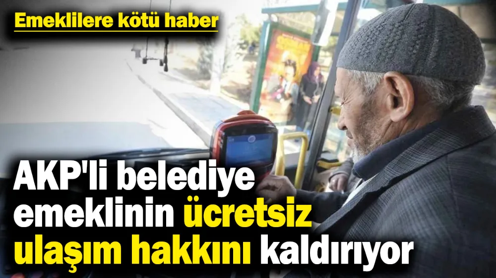 Emeklilere kötü haber! 