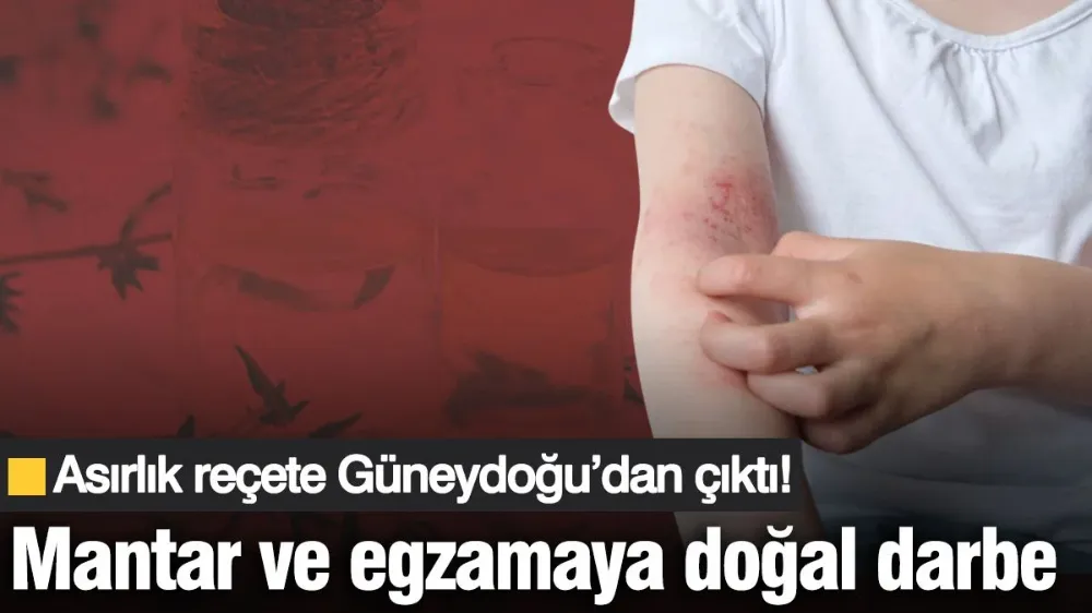 Mantar ve egzamaya doğal darbe