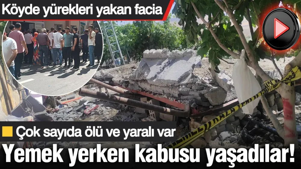  Köyde yürekleri yakan facia