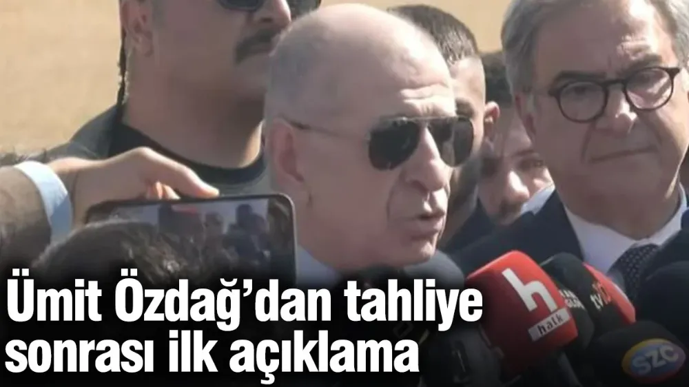 Ümit Özdağ tahliye oldu! Açıklama yapıyor