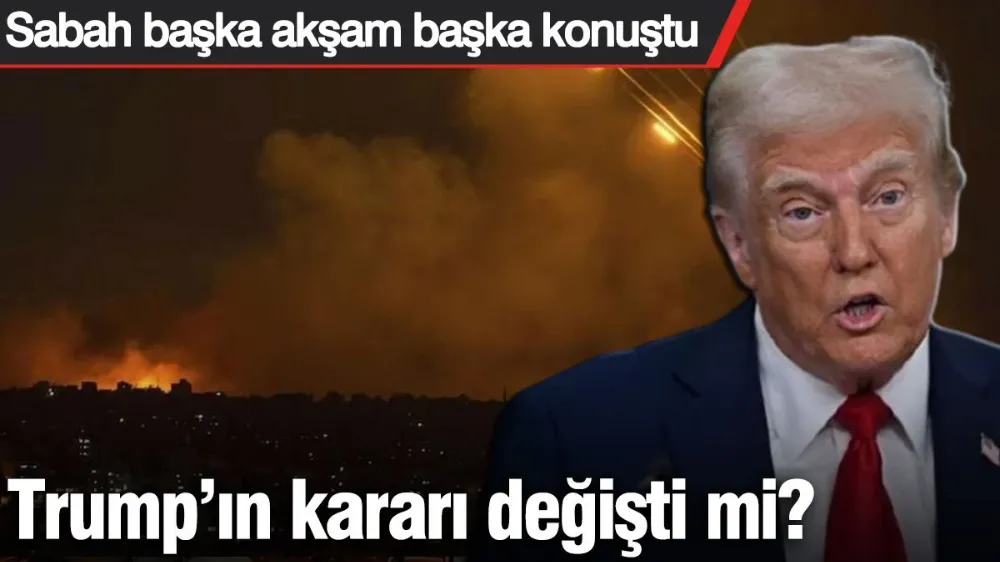 Trump belki diyerek açıkladı! 