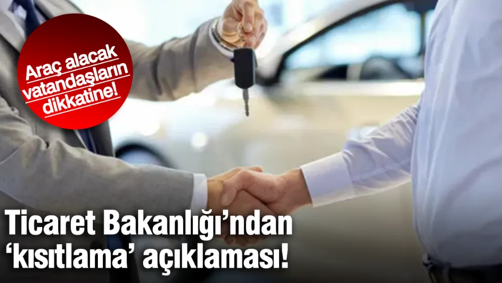 Araç alacak vatandaşların dikkatine