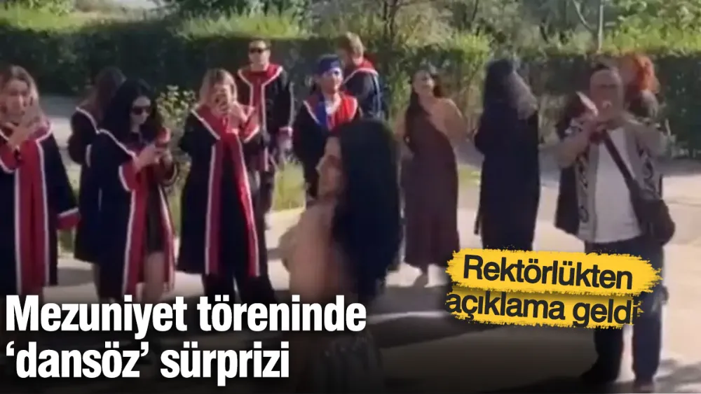 Mezuniyet töreninde