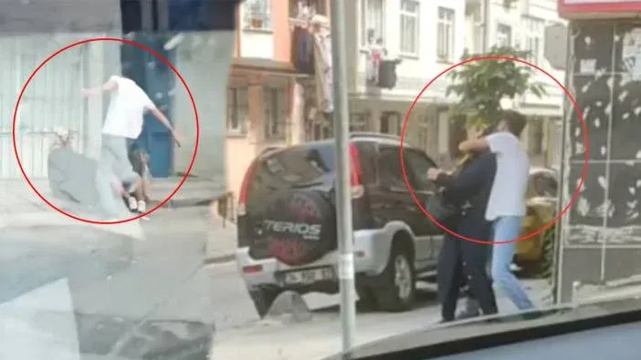 Sokak ortasında annesine dehşeti yaşattı! 
