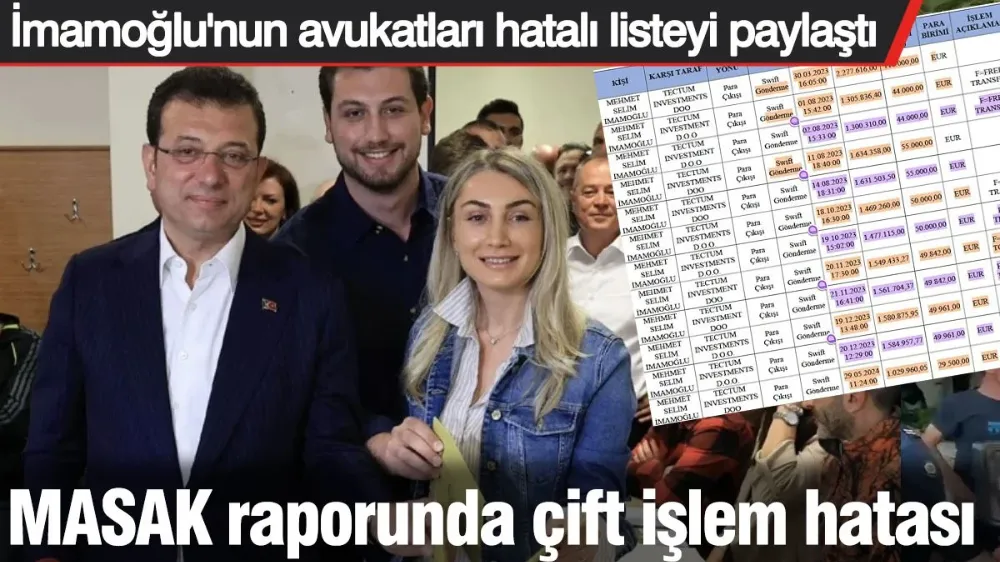 MASAK raporunda çift işlem hatası! 