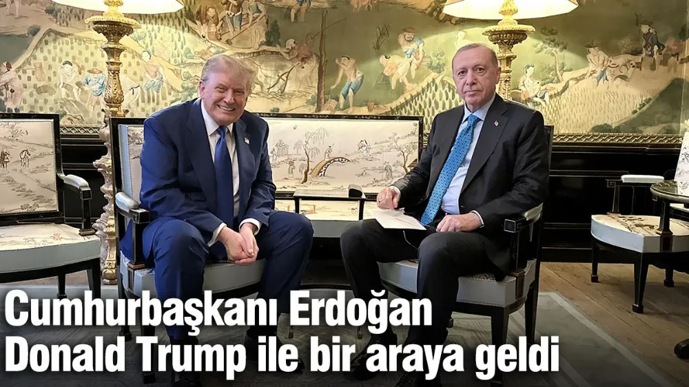 Cumhurbaşkanı Erdoğan, Donald Trump ile bir araya geldi