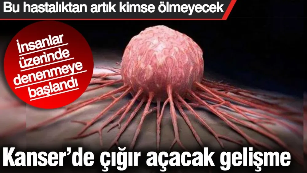 Kanser tedavisinde çığır açacak gelişme. 