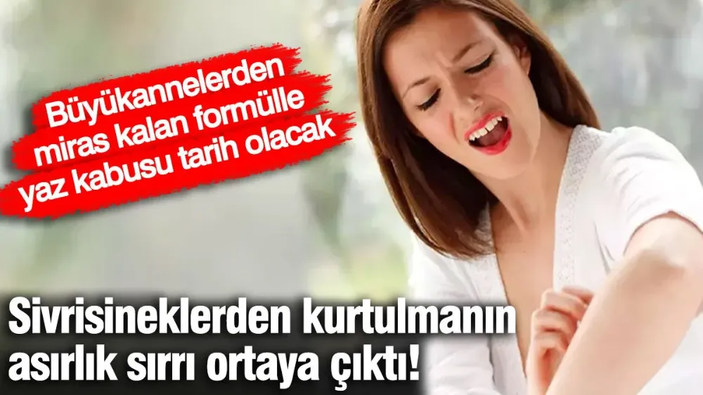 Sivrisineklerden kurtulmanın asırlık sırrı ortaya çıktı! 
