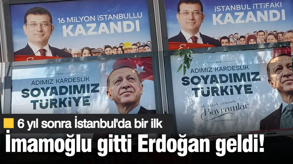 İmamoğlu gitti, Erdoğan geldi! 