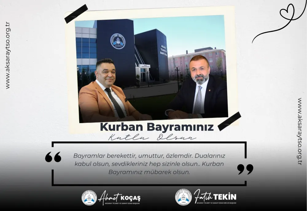 ATSO’dan Bayram Mesajı: Birlik, Bereket ve Umut Dolu Bayram Dileği