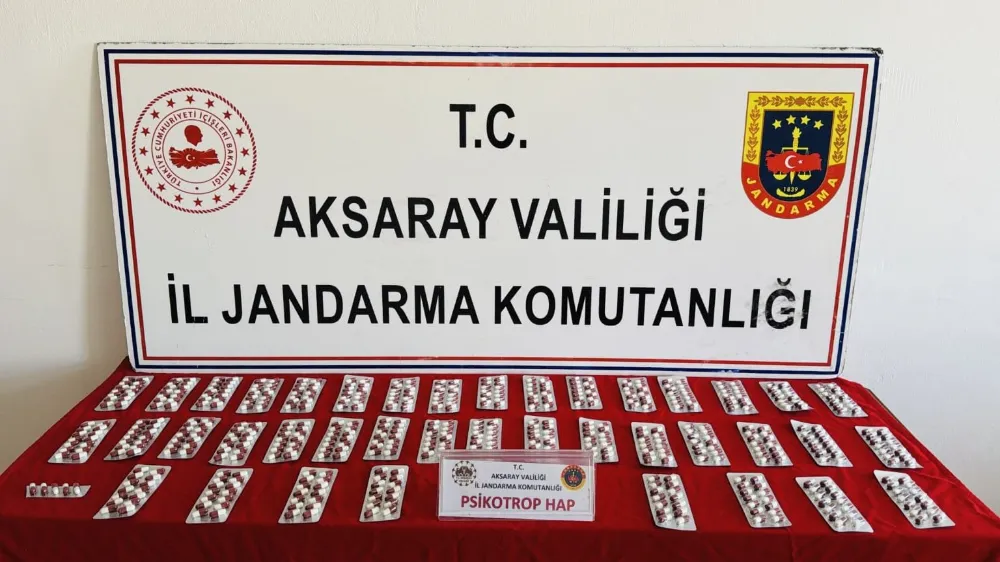Aksaray’da Uyuşturucu Operasyonu: 612 Sentetik Hapla Yakalandı!