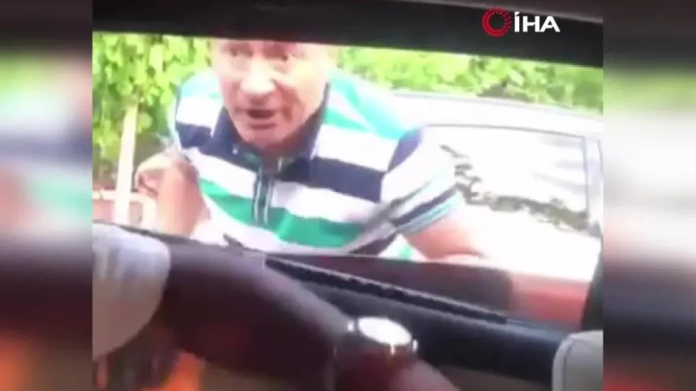 Baltalı tehdit kamerada