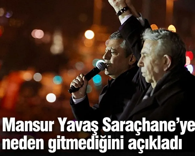 Mansur Yavaş Saraçhane