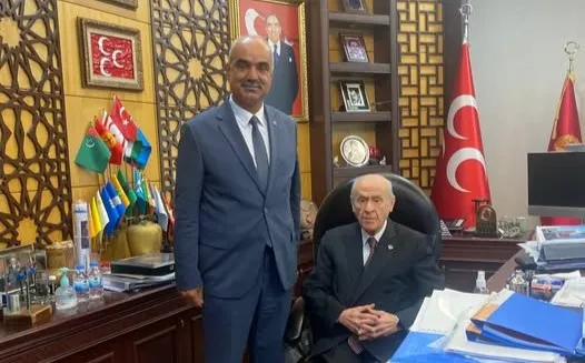 MHP Aksaray İl Başkanı Karataş, Genel Merkez’de Lider Bahçeli ile Görüştü