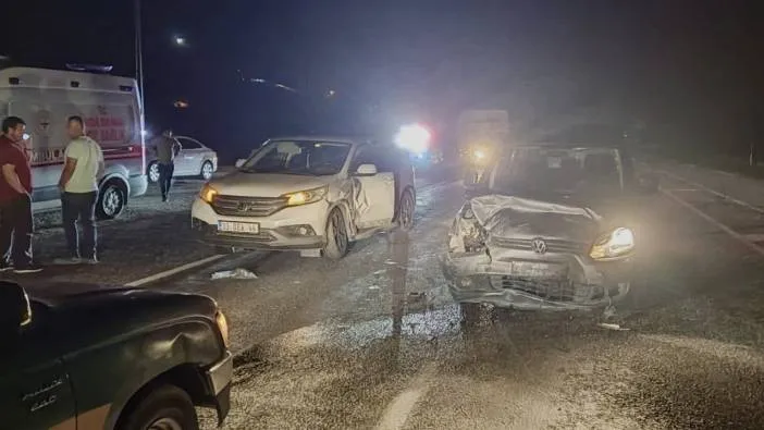 Malatya’da iki otomobil birbirine girdi! 4 kişi yaralandı