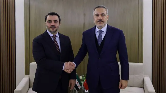 Bakan Fidan, Suriyeli mevkidaşı Şeybani ile görüştü