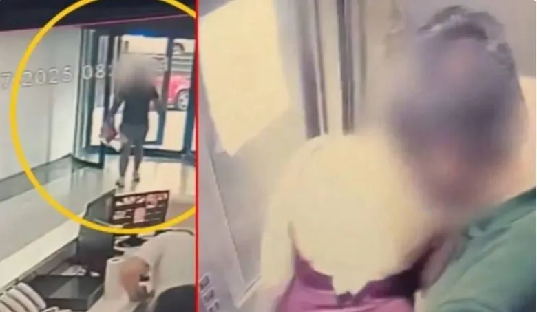 Kurye asansördeki kadını taciz etti. 