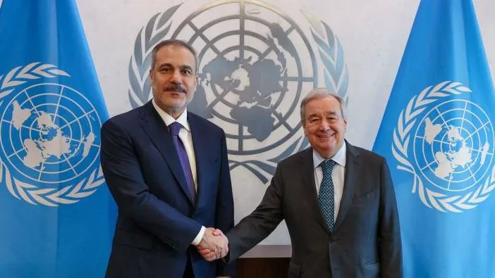 Bakan Fidan, BM Genel Sekreteri Guterres ile görüştü