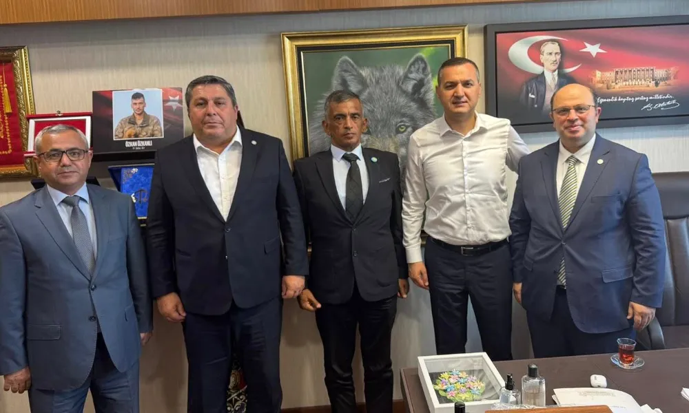 İYİ Parti Aksaray Milletvekili Turan YALDIR, Alanya Heyetini TBMM