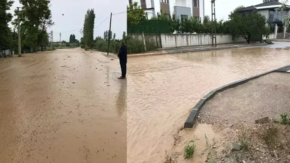 Sağanak yağış Çorum
