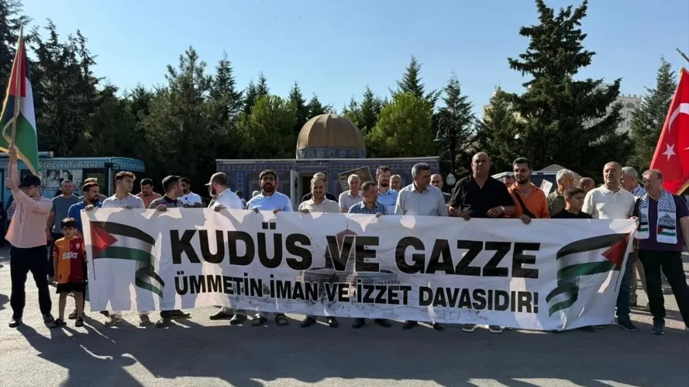 Diyarbakırlılar Gazze için sokaklara döküldü