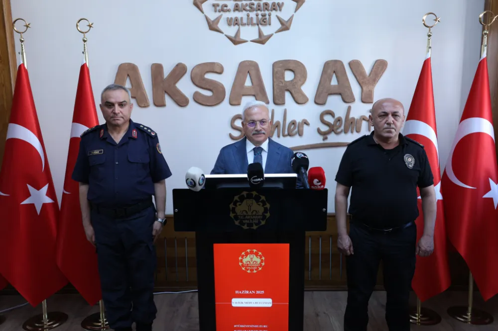 Vali Kumbuzoğlu Haziran Ayı Asayiş Raporunu Açıkladı