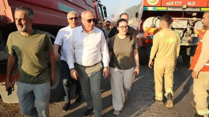 İYİ Parti yangın bölgelerinde