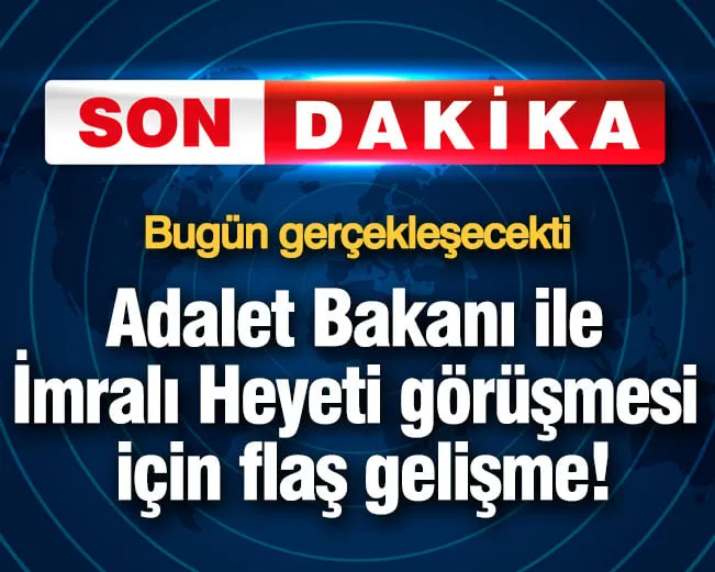 Bakan Tunç ile DEM Parti İmralı Heyeti