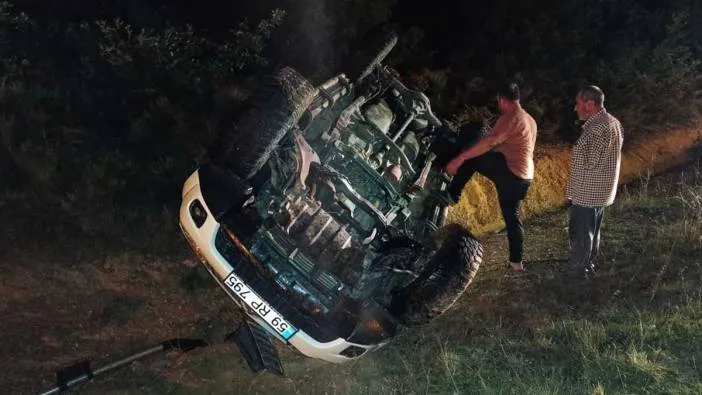 Sağanakla gelen kaza
