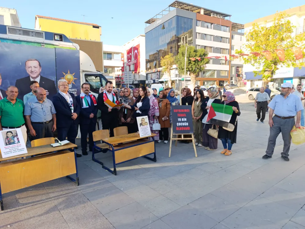 AKP Aksaray Gençlik Kolları: Katil İsrail’in Çocuk Katliamını Unutturmayacağız