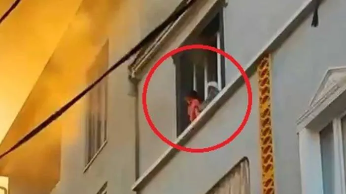 Önce çocuğunu sonra kendisini 3’üncü kattan attı