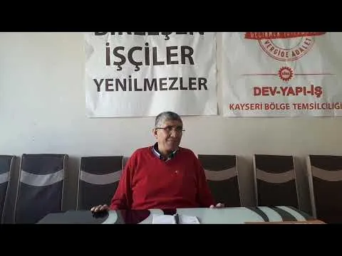 Haydar Baran :İnşaat İşçileri Köle Değildir!
