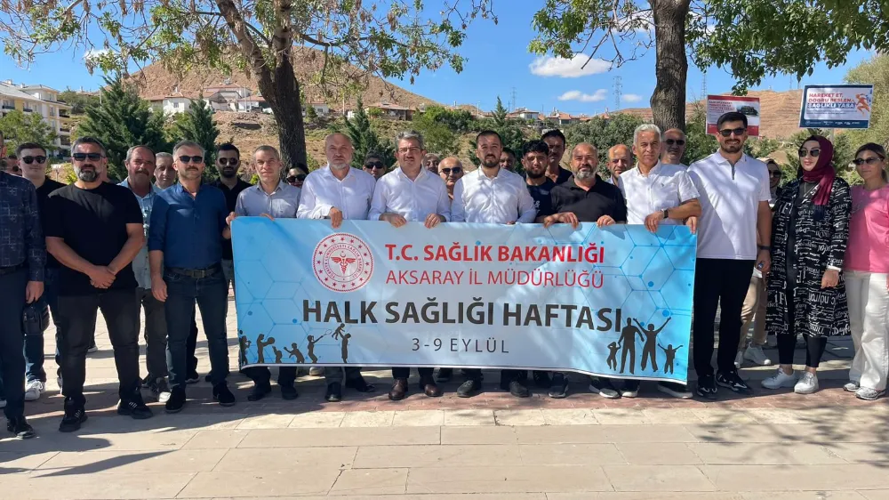 Aksaray’da Halk Sağlığı Haftası Etkinlikleri Büyük İlgi Gördü