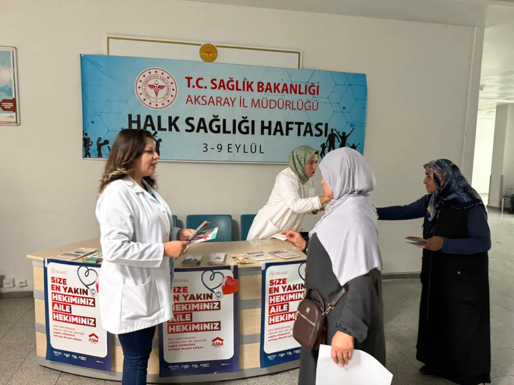 Aksaray’da Halk Sağlığı Haftası Etkinliği: “Size En Yakın Hekiminiz, Aile Hekiminiz”