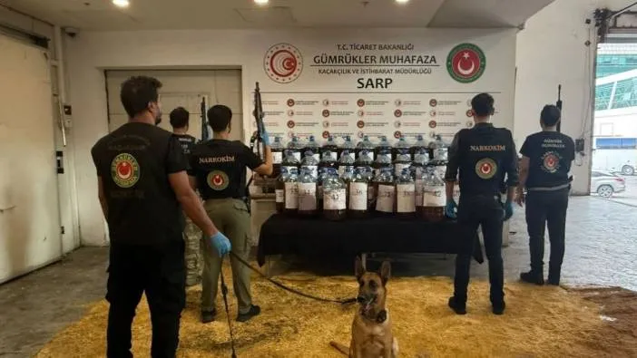 Sarp Sınır Kapısı’nda 2,5 milyar TL’lik uyuşturucu operasyonu!